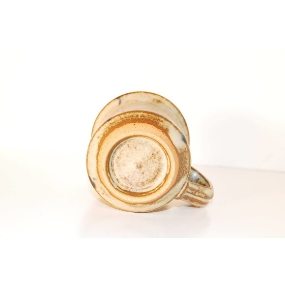 Vintage Stoneware Cup and Saucer Sets Coffee Miniature Expresso Rustic Dishes - Picture 5 of 7